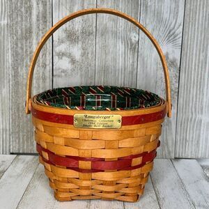 Longaberger 1994 Christmas Collection Jingle Bell Basket